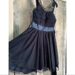 Jewled Navy Bongo Dress